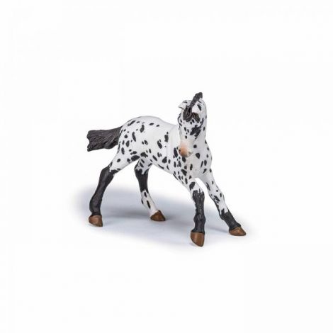 Papo Manz Appaloosa Negru - Figurina Premium - imagine 3