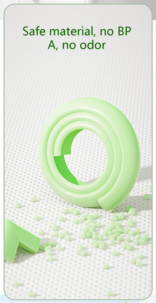 Rola Protectie Little Mom Soft Green, 4m - imagine 3