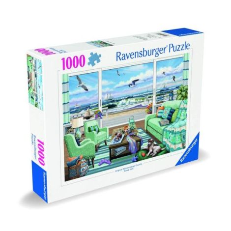 Puzzle Ravensburger 1000 Piese | Relaxare la Plaja - imagine 2