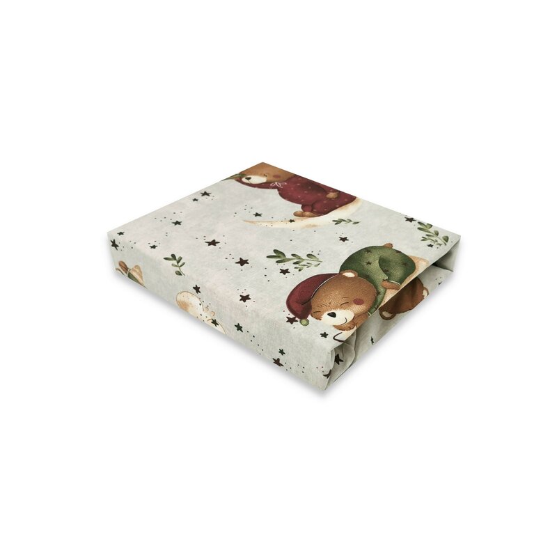 Lenjerie patut MimiNu 3 piese, model Teddy Bear On Moon - imagine 3