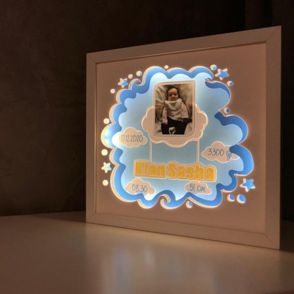 Tablou Luminos Baietel Noorhandmade