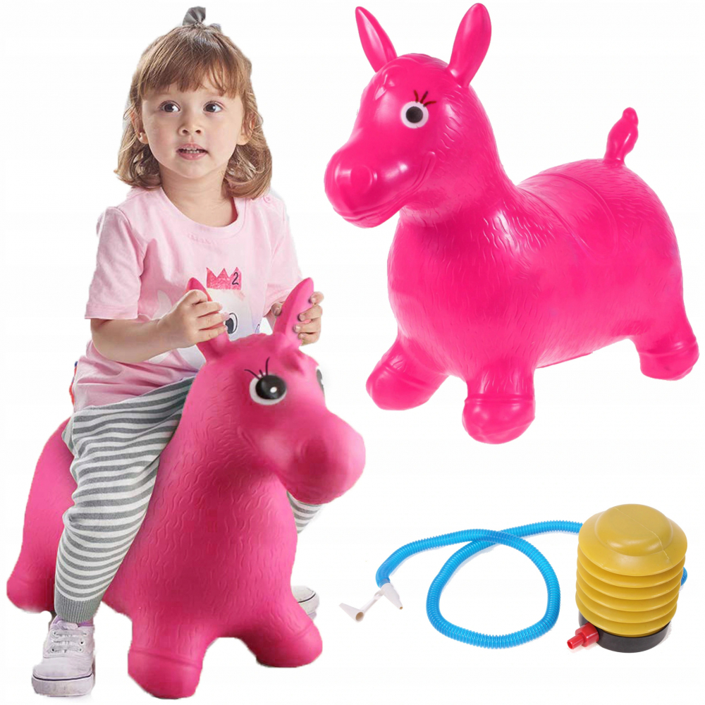 Malplay Ponei Pink Saritor Gonflabil | Jucărie Exterior