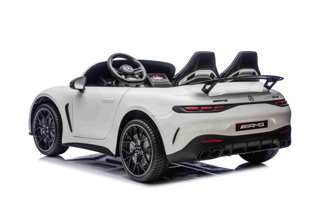 Masinuta electrica pentru copii 3-10 ani cu 2 locuri, Mercedes AMG GT63 NOU XXL 24V 800W 4x4 Alb - Autokids.ro - imagine 8
