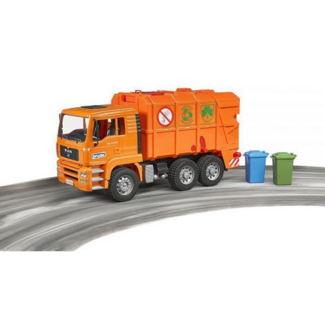 Bruder Camion Gunoi MAN TGA – Jucarie Interactiva - imagine 2