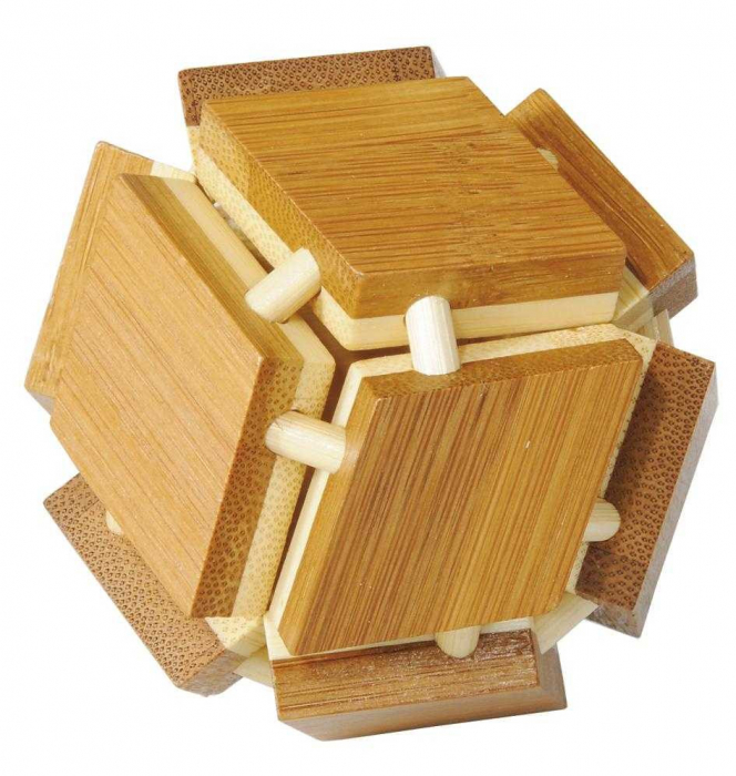 Joc Logic IQ Fridolin Magic Box Bambus