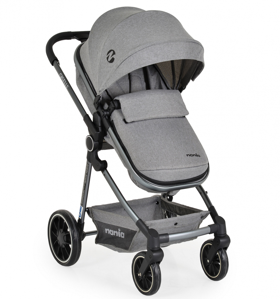 Carucior 3in1 Nania Giselle Gray - Solutie completa - imagine 2