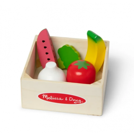 Set Fructe Legume Melissa & Doug - Joc Lemn - imagine 7