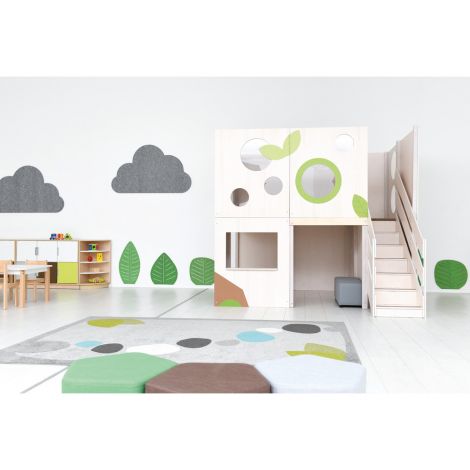 Complex Joacă Flora Moje Bambino - Lemn Interior - imagine 39