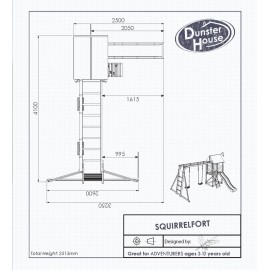 Complex de joaca SquirrelFort™ Dunster House - imagine 3