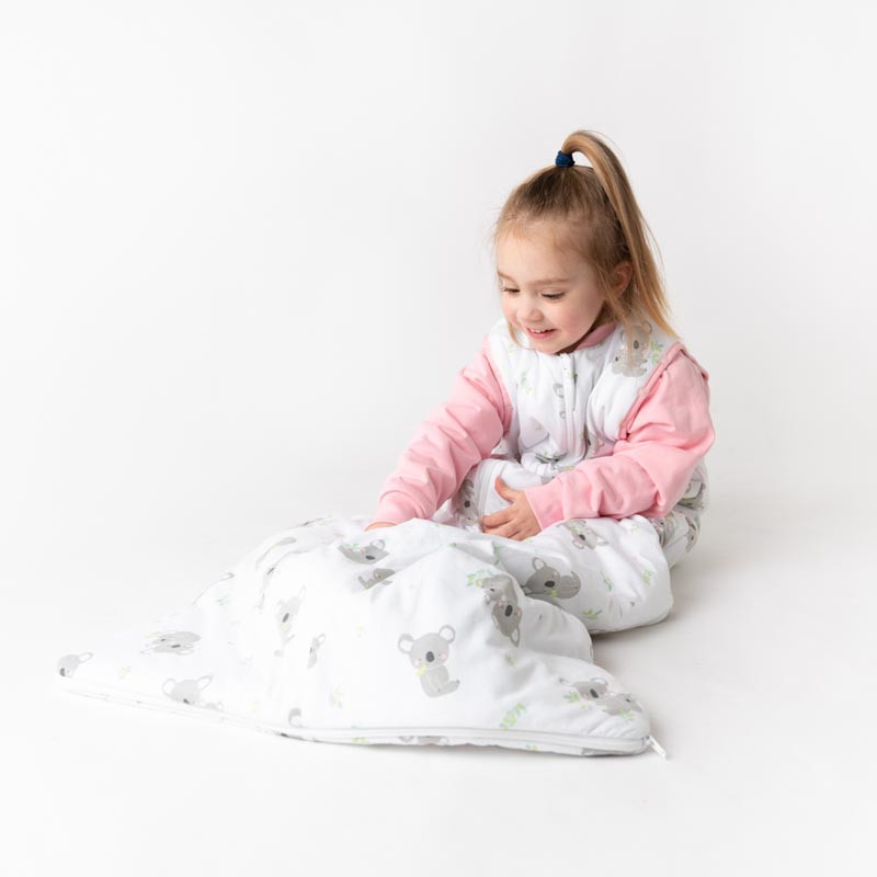 Sac de dormit Koala Bear 110 cm cu manete detasabile - imagine 2