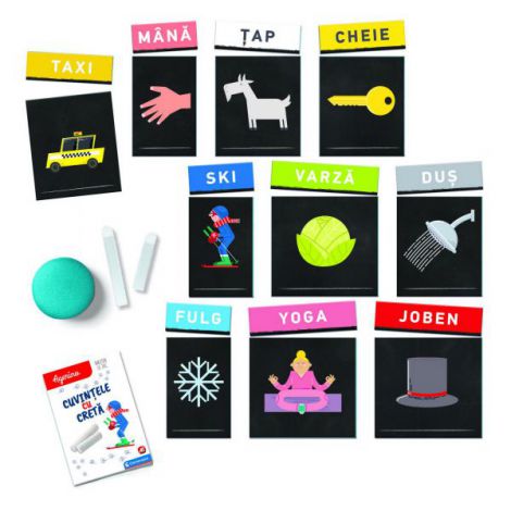Agerino Cuvintele Cu Creta Clementoni - Joc Educational - imagine 2