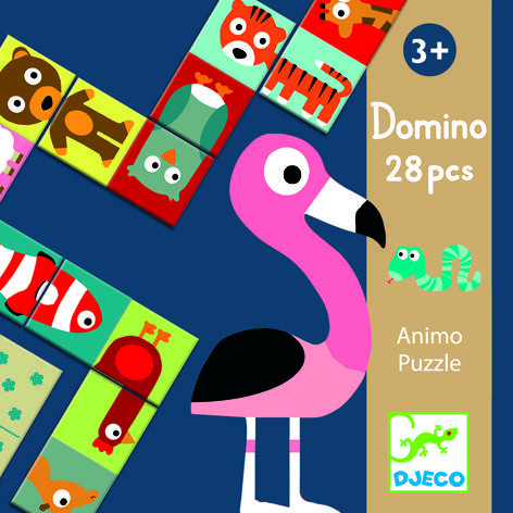 Joc Educativ Domino Animo Puzzle Djeco