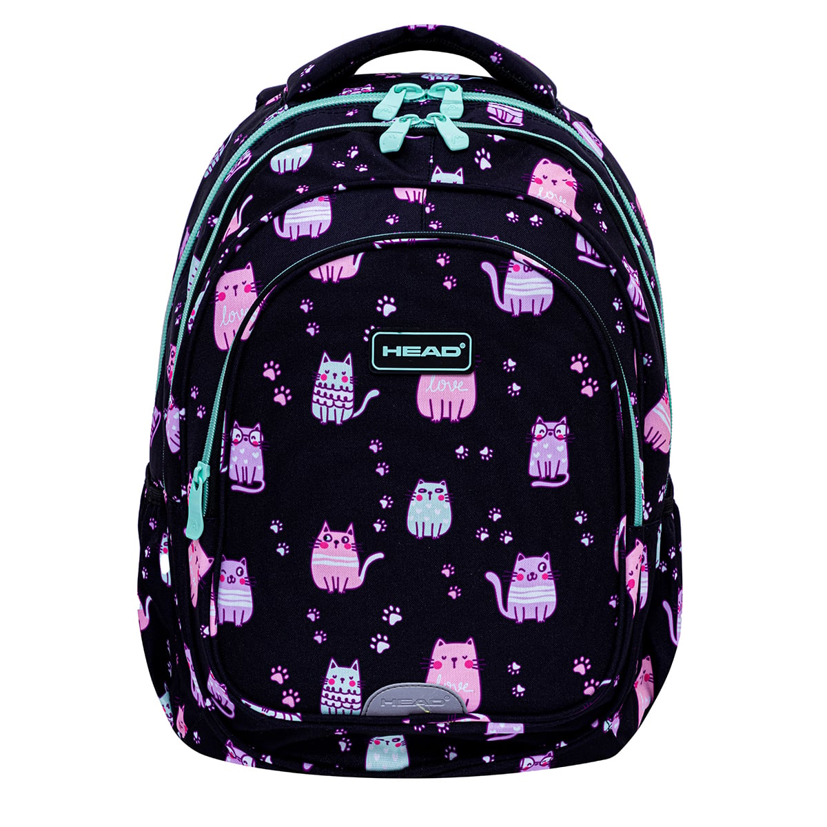 Ghiozdan Head Lovely Kitty, 3 Compartimente, Ergonomic