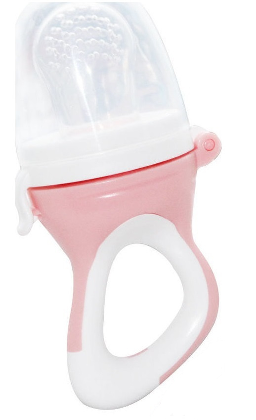 Babyjem Feeder Fructe și Legume Roz Siguranță - imagine 2