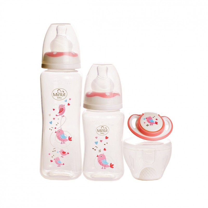 Set Minut Baby biberoane + sterilizator 0+ luni - imagine 5
