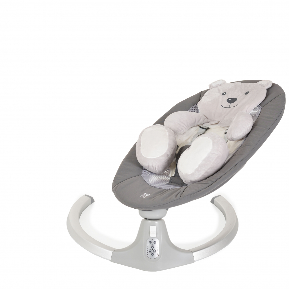 Leagan electric Moni cu telecomanda Ari bear Grey - imagine 5