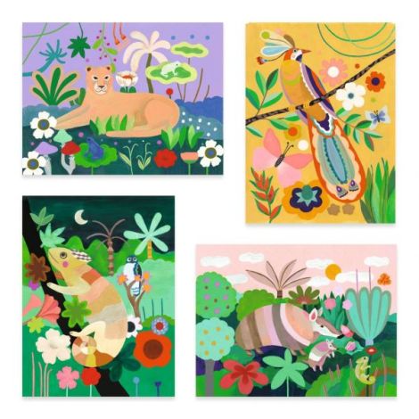 Atelier Pictură 3D Tropical Djeco - imagine 4