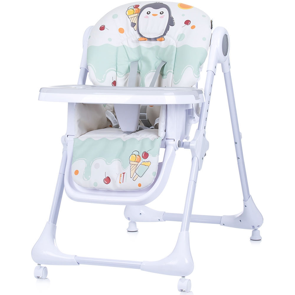 Scaun de masă Chipolino Yeti Aloe, Piele Ecologică