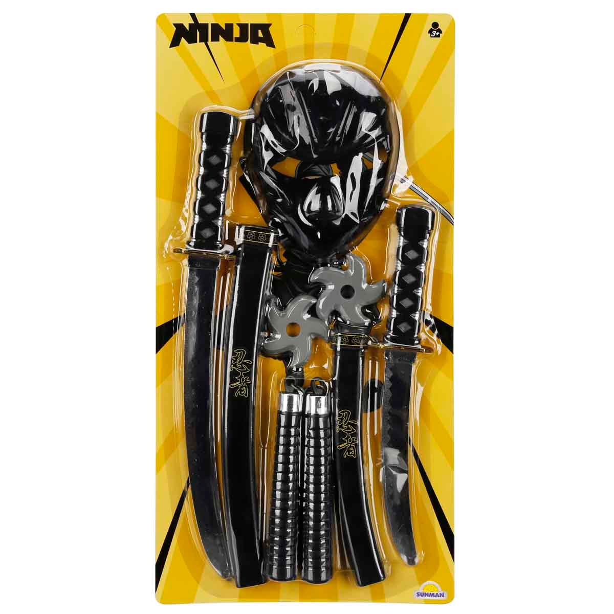 Set Ninja 8 Piese - Masca, Sabii si Nunchucks