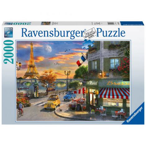 Puzzle Apus în Paris 2000 piese Ravensburger