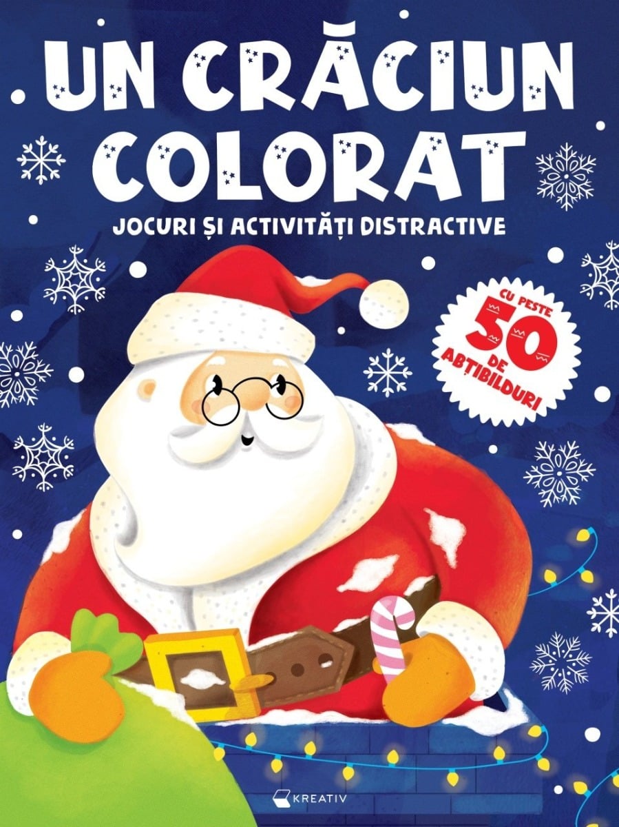 Un Crăciun Colorat Kreativ - Activități și Autocolante