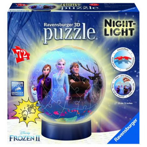 Puzzle 3D Frozen II Luminos Ravensburger - imagine 2