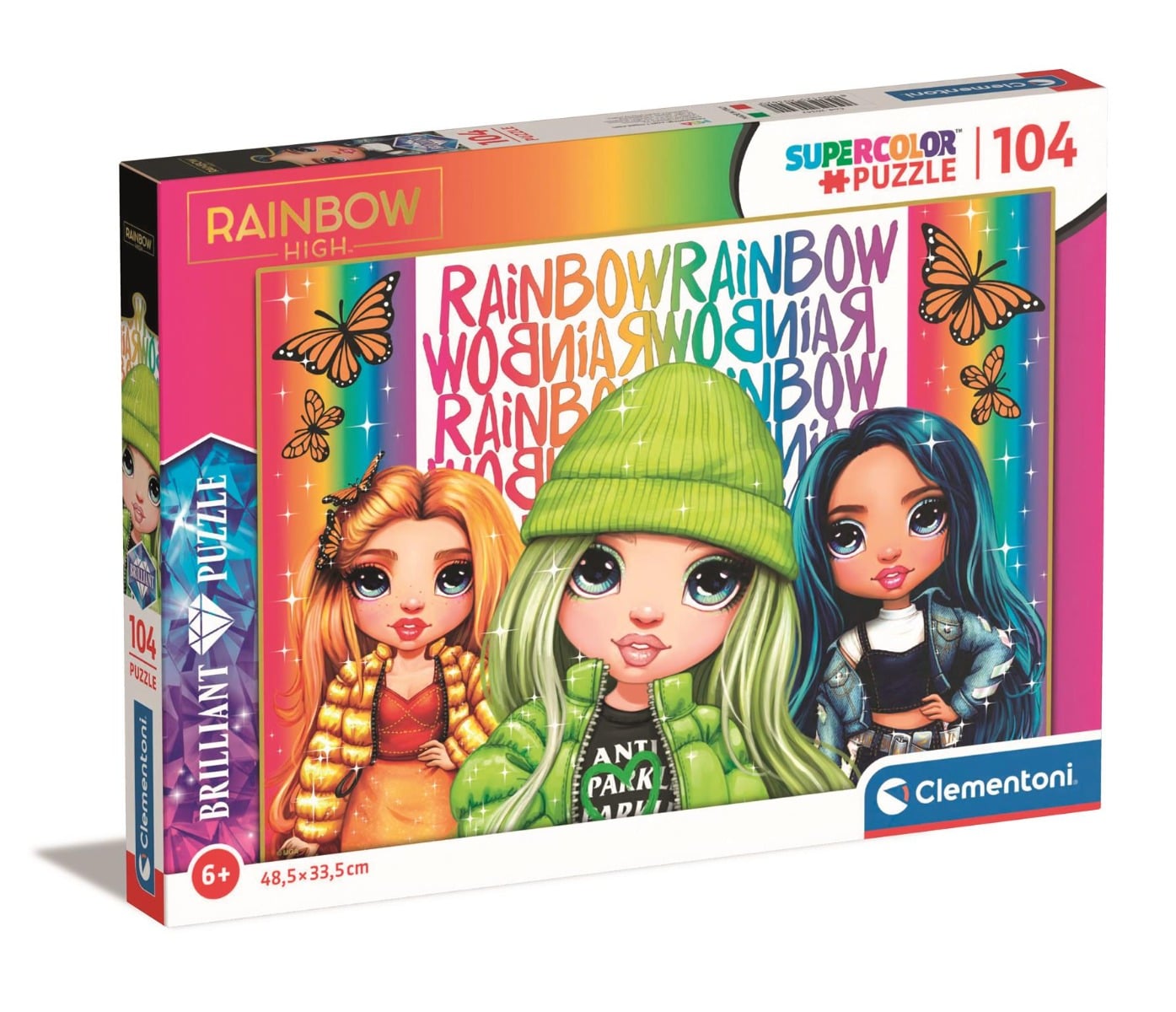 Puzzle Clementoni Rainbow High, 104 piese