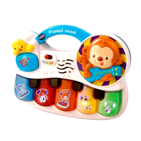 VTech Pianul Vesel, Jucarie Interactiva, 6-36 Luni