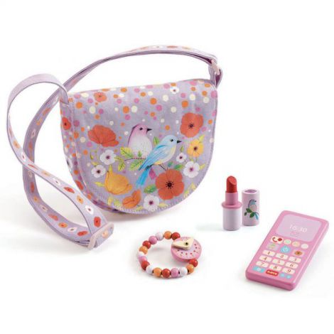 Geanta Djeco Birdie cu Accesorii