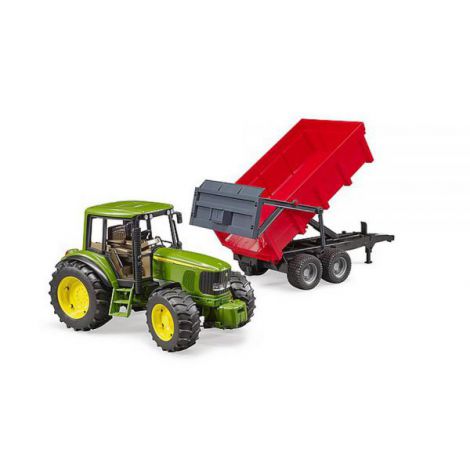 Tractor John Deere 6920 cu Remorcă Bruder