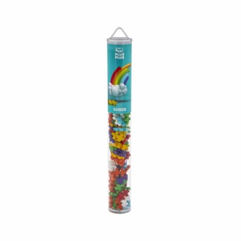 Plus-Plus Tub 100 Piese Curcubeu - Jucarie STEM Creativa
