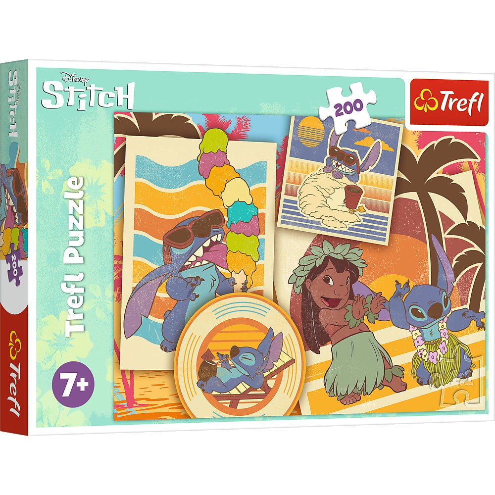 Puzzle Trefl 200 Lilo & Stitch - Joc creativ