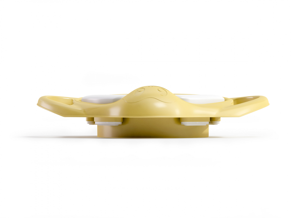 Reductor toaleta OKBaby Pinguo Galben, Confortabil - imagine 3
