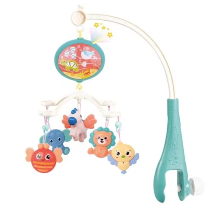 Carusel Muzical Happy Bed Bell cu Telecomandă și Lumini