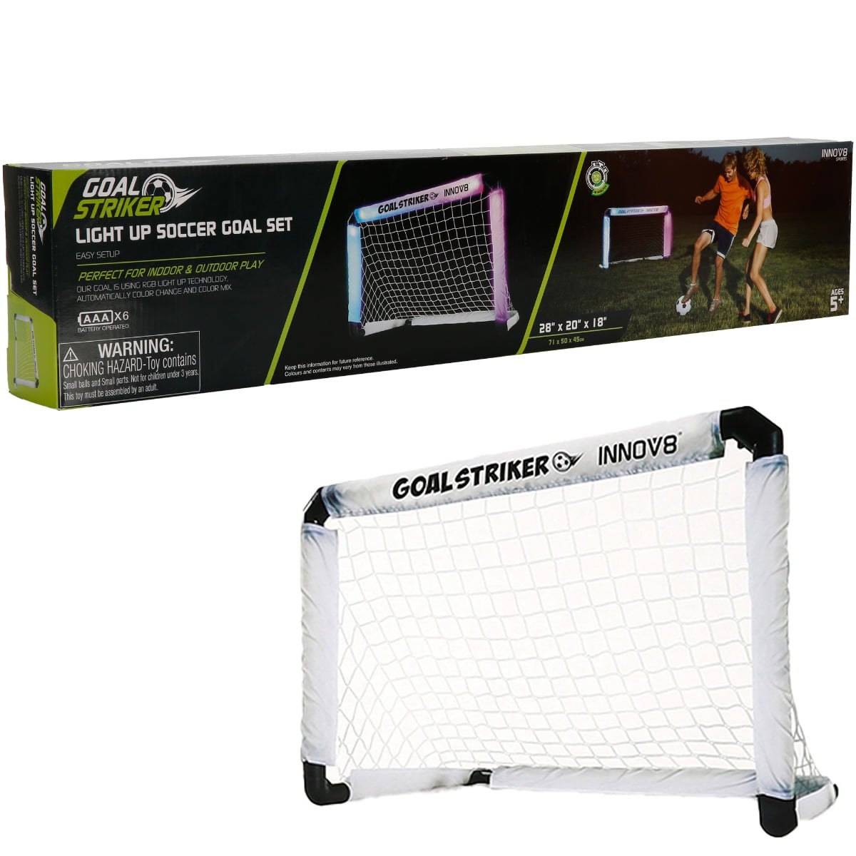 Set Poarta Fotbal Luminata RGB - Innov8 Sports