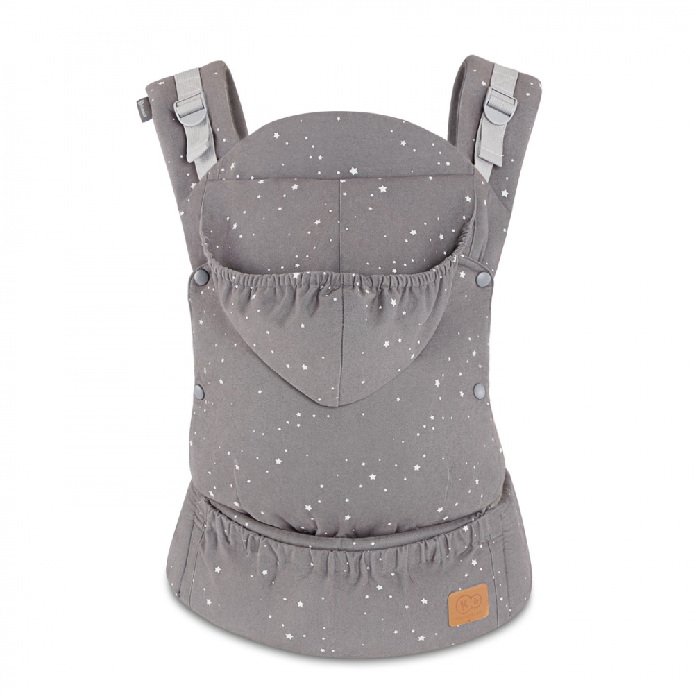 Marsupiu Ergonomic Kinderkraft Huggy Grey - imagine 6