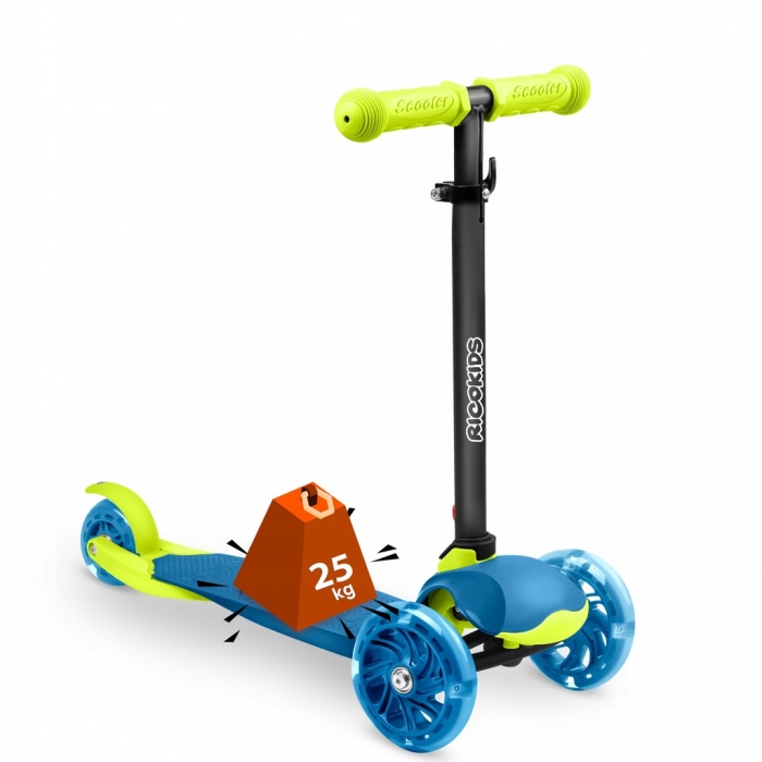 Trotineta Ricokids Loco Pliabilă cu LED și Ghidon Reglabil - imagine 4