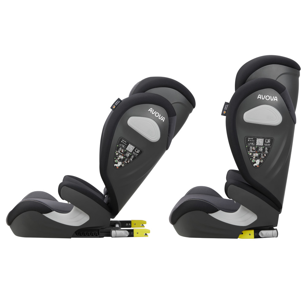 Scaun Auto Avova Sora-Fix GreyBlack 3-12 Ani - imagine 2