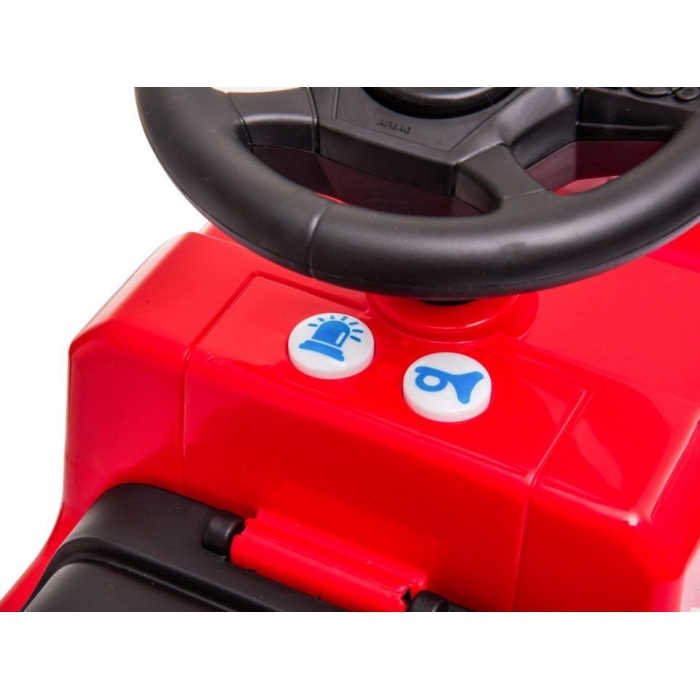 Masinuta Mercedes Pompieri Ecotoys, 1 An+, Rosu - imagine 5