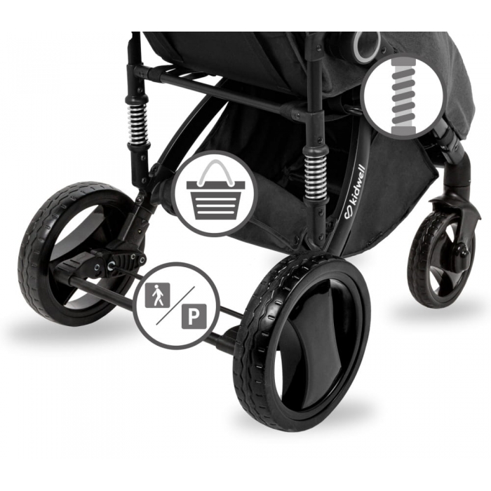 Carucior Sport Kidwell Carell Light Gray - imagine 10