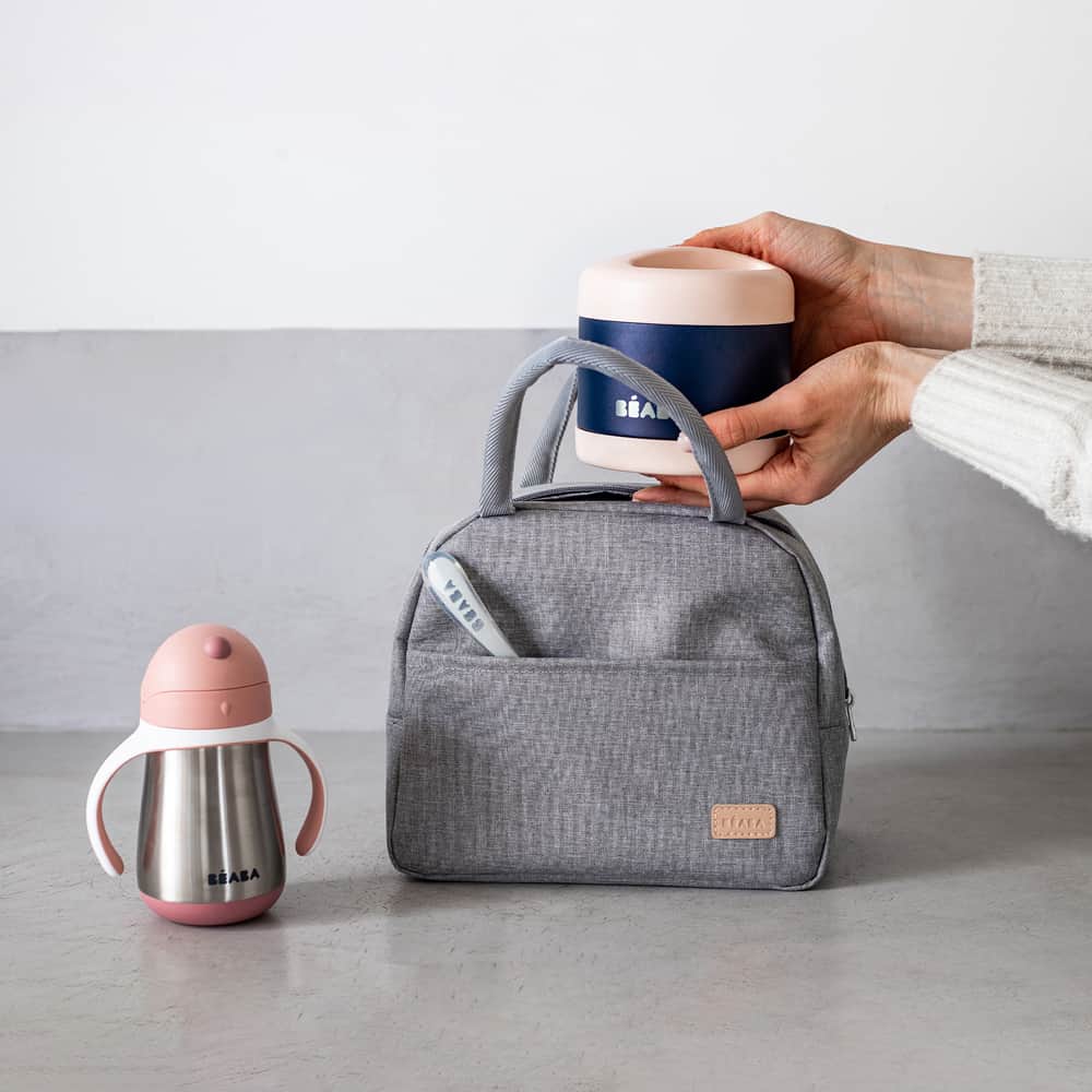 Set Izoterm On the Go 4 Piese Beaba Pink - imagine 2