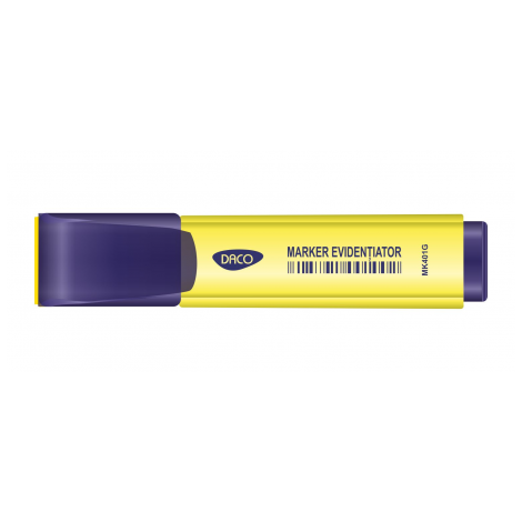 Marker Evidentiator Galben Daco, Vârf 2.5 mm
