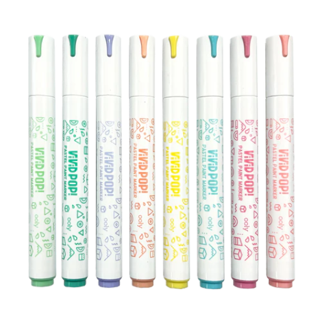 Carioci Vivid Pop! Ooly 8 Culori Pastel - imagine 2