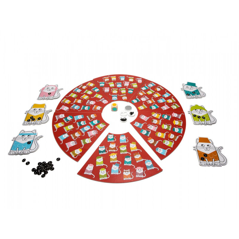 Joc de Atenție Pisici cu Pălării Bs Toys +3 Ani