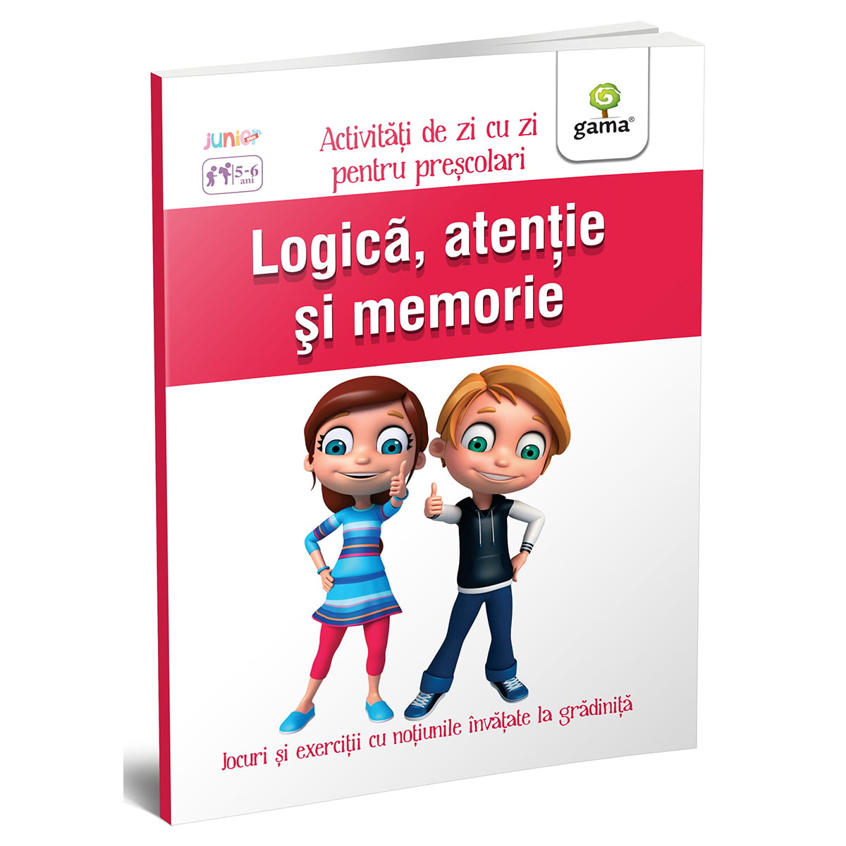 Carte Gama - Logica, Atentie si Memorie 5-6 Ani