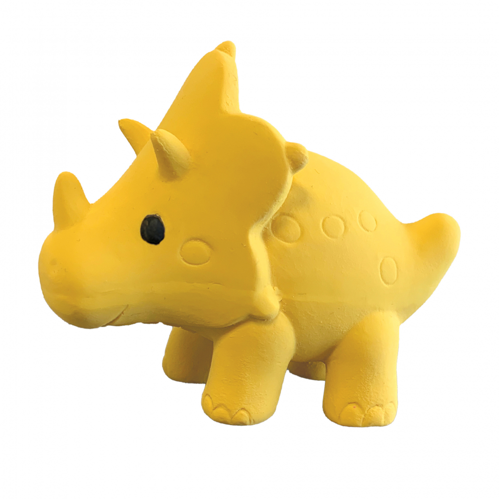 Triceratops Baie Ses Creative, 100% Cauciuc Natural - imagine 3