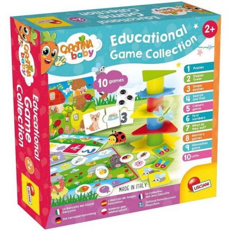 Lisciani - Colectie 10-in-1 Jocuri Educative 2+