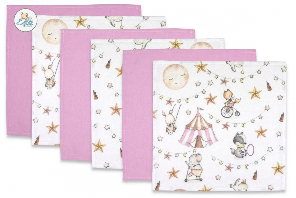 Set 6 Batistute Finet Egakids Pink Circus - imagine 3