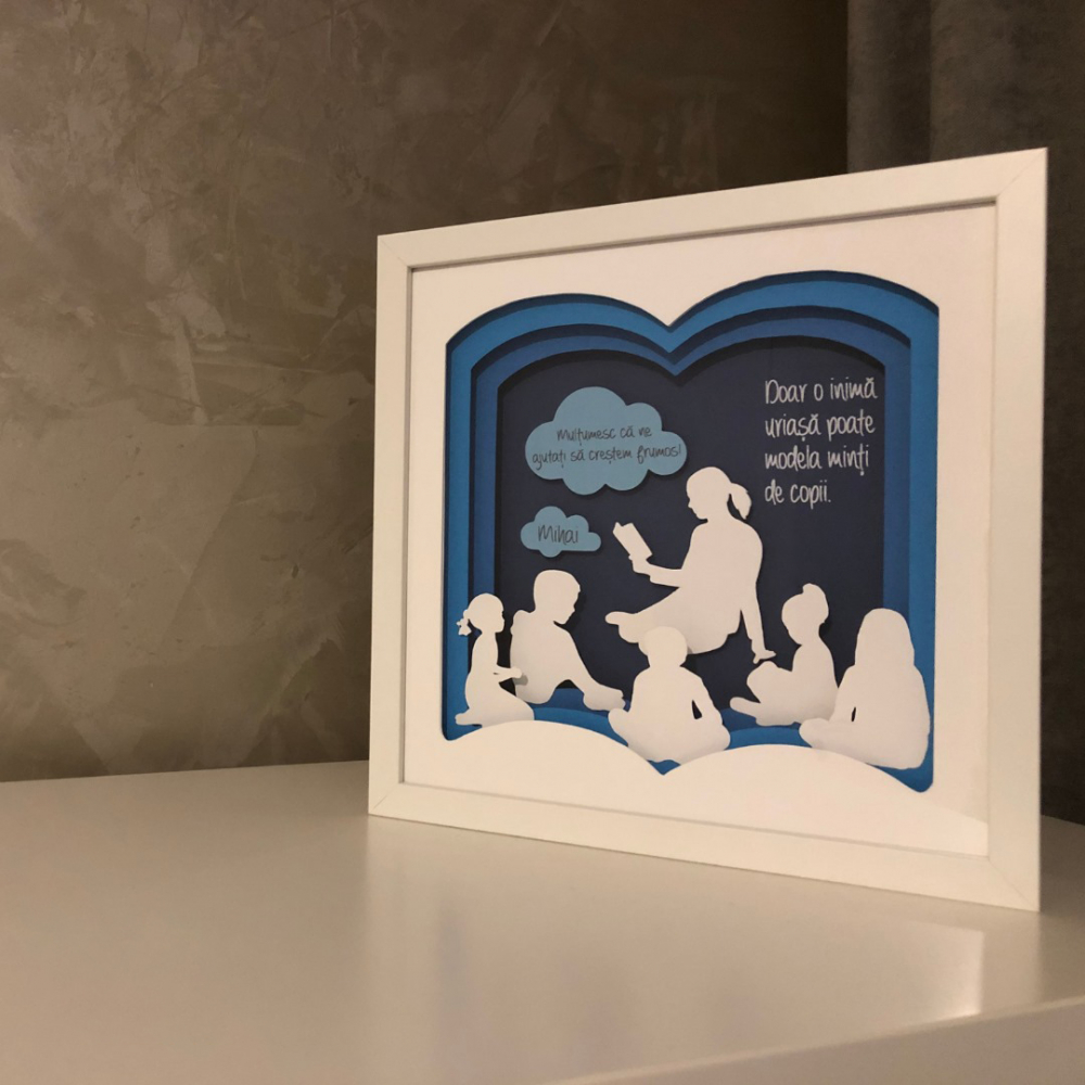 Tablou Luminos Invățătoare Noorhandmadeatelier - imagine 5