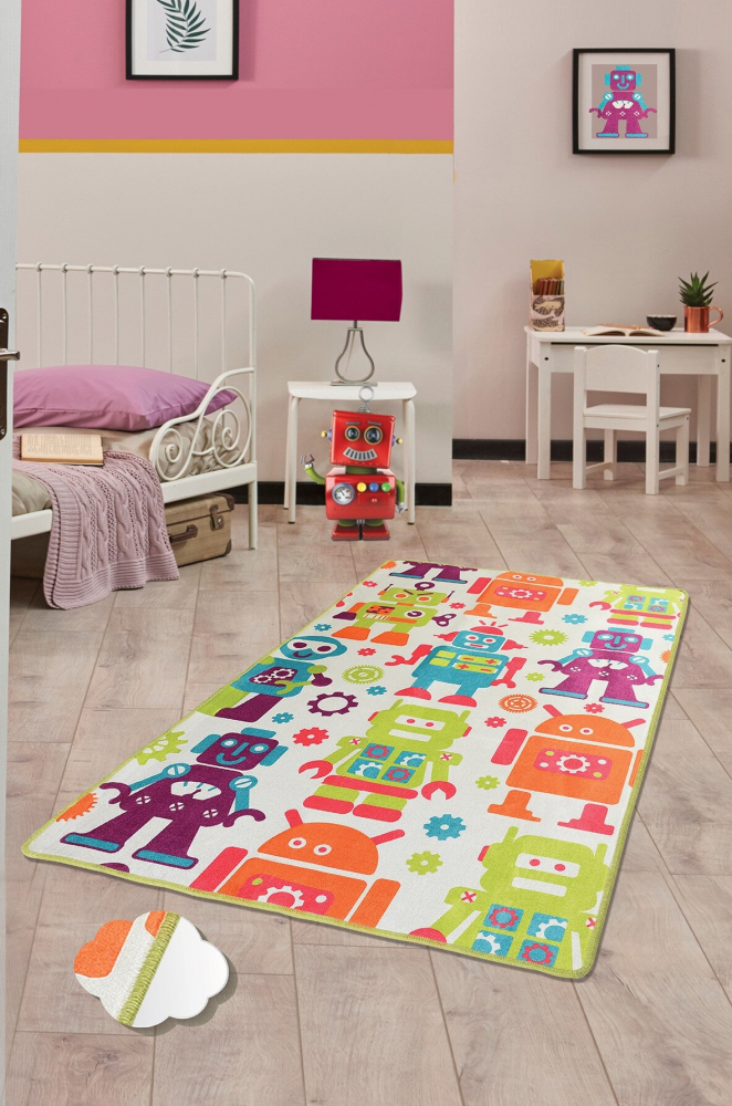 Covor Copii Robot Antiderapant | Chilai Home - imagine 3